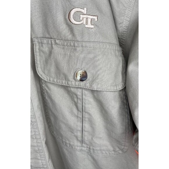Georgia Tech Yellow Jackets GT Long Sleeve Large Cabela’s Hunting Button Shirt - Picture 3 of 5